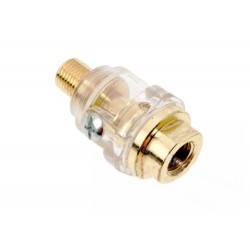 Oliatore Raccordo per Lubrificare Utensili Pneumatici | Attacco ad Aria 1/4" | Filettatura 1/4" | Pressione Massima 15 Bar | Pezzo di Ricambio